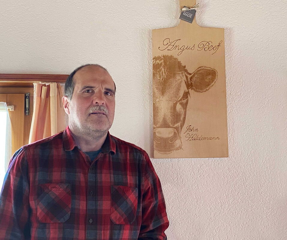 Der Spielposten "Braten kochen, kann das nur Grosi?" auf dem Erlebnisweg von Meierskappel