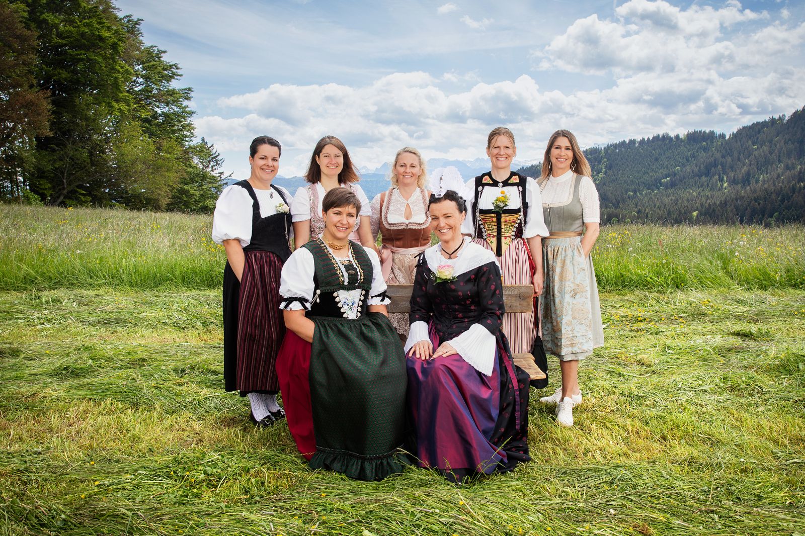 De magnifiques amitiés sont nées entre les sept femmes paysannes qui ont participé à la saison 2024.